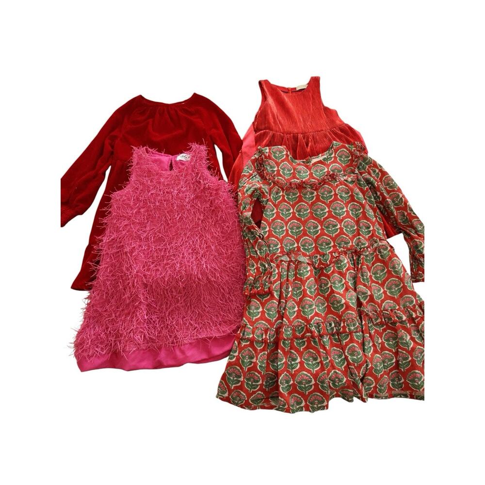 Boutique Dress Bundle Size 3-6 Mini Boden Little English Smockingbird Lola +Boys